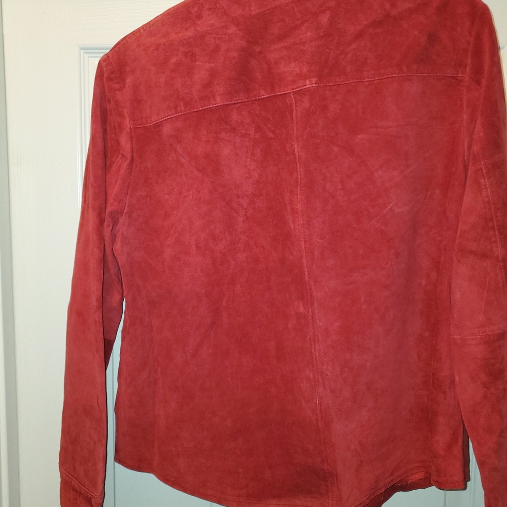 Pendleton Suede Jacket Size Medium Petite - image 3